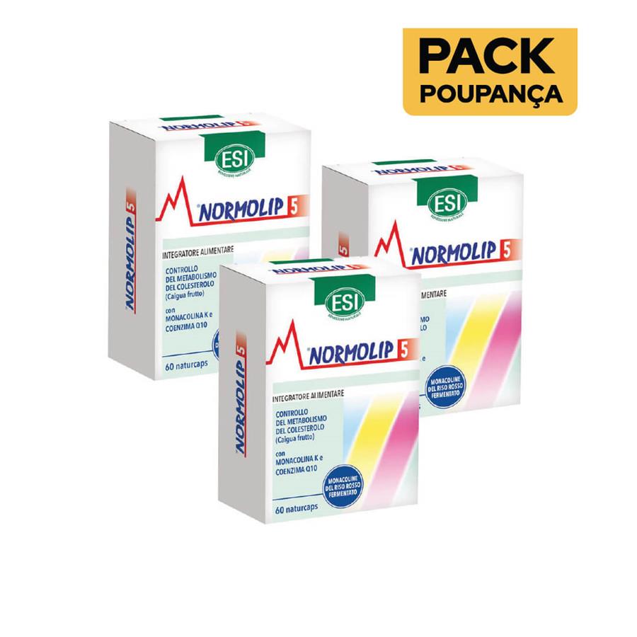 ESI Normolip 5 60 Cápsulas - Pack de 3