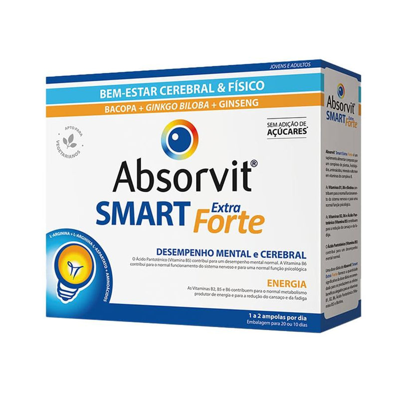 Farmodiética Absorvit Smart Extra Forte 30 Ampolas