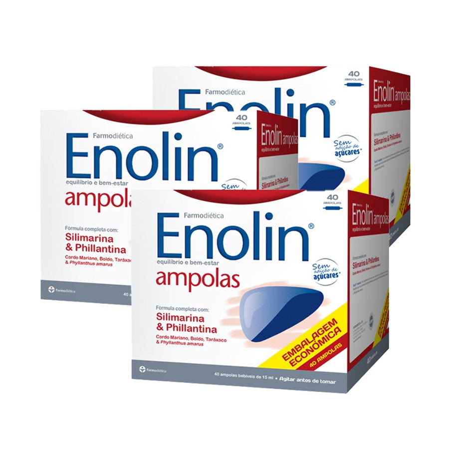 Farmodiética Enolin 40 Ampolas - Pack de 3 - imagem principal