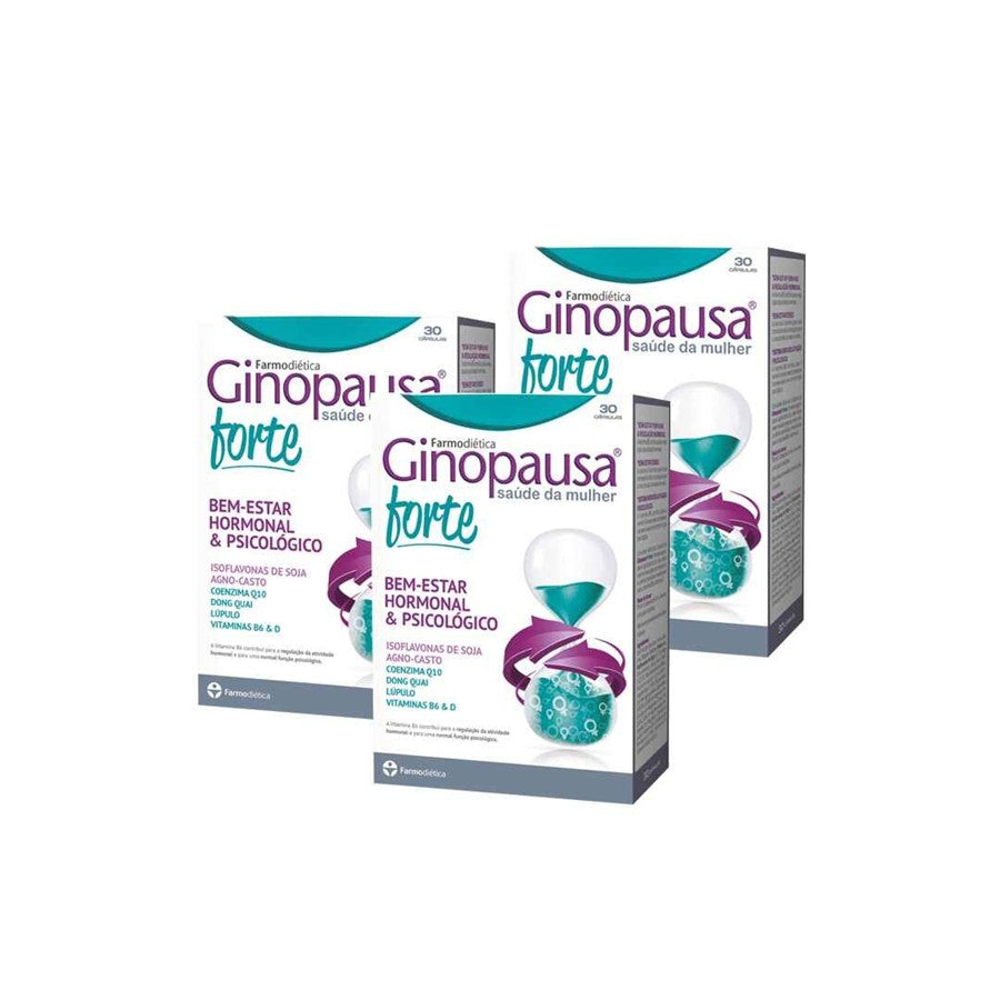 Farmodiética Ginopausa Forte 30 Cápsulas - Pack de 3 - imagem principal
