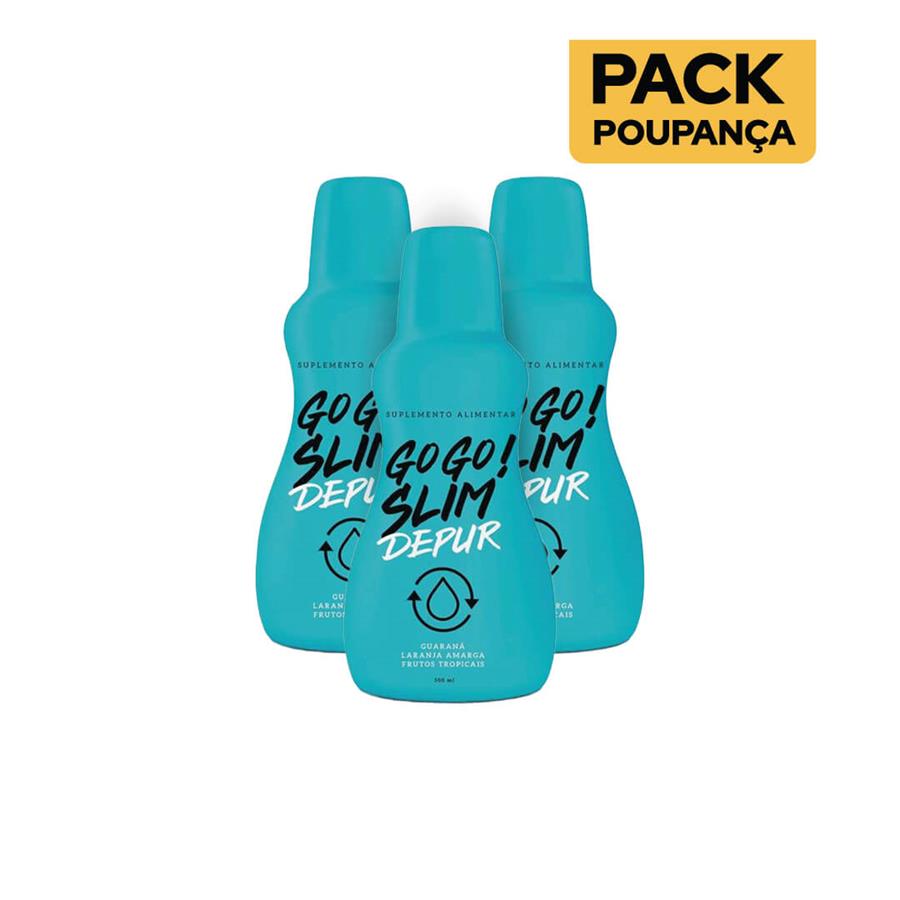Farmodiética Go Go Slim Depur 500ml - Pack de 3