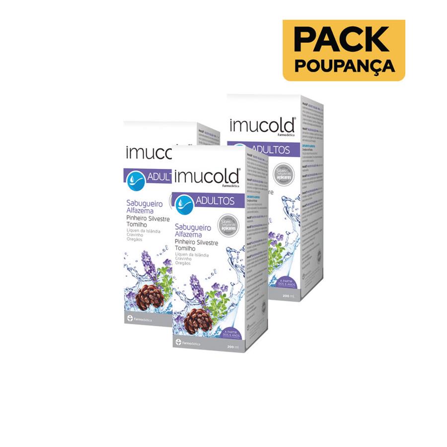 Farmodiética Imucold Xarope Adulto 200ml - Pack de 3