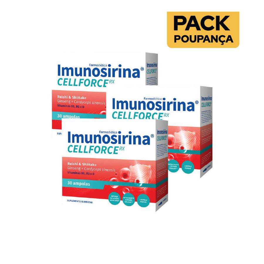 Farmodiética Imunosirina CellForce RX 30 Ampolas - Pack de 3