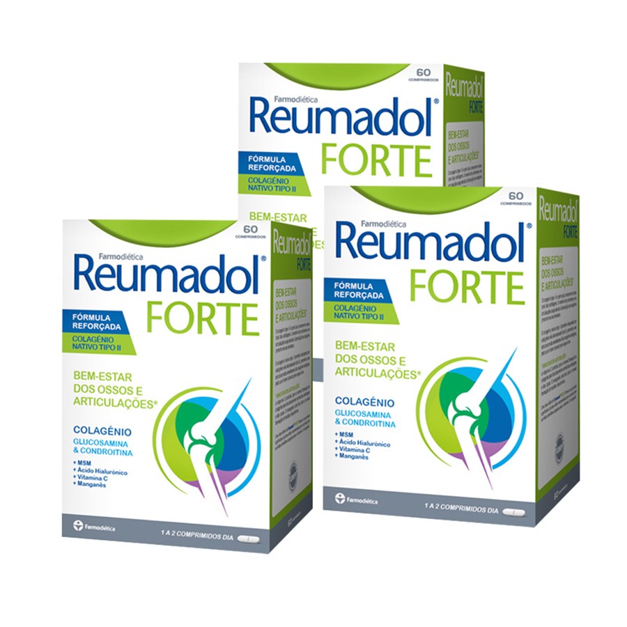 Farmodiética Reumadol Forte 60 Tablets - Pack of 3 - imagem principal