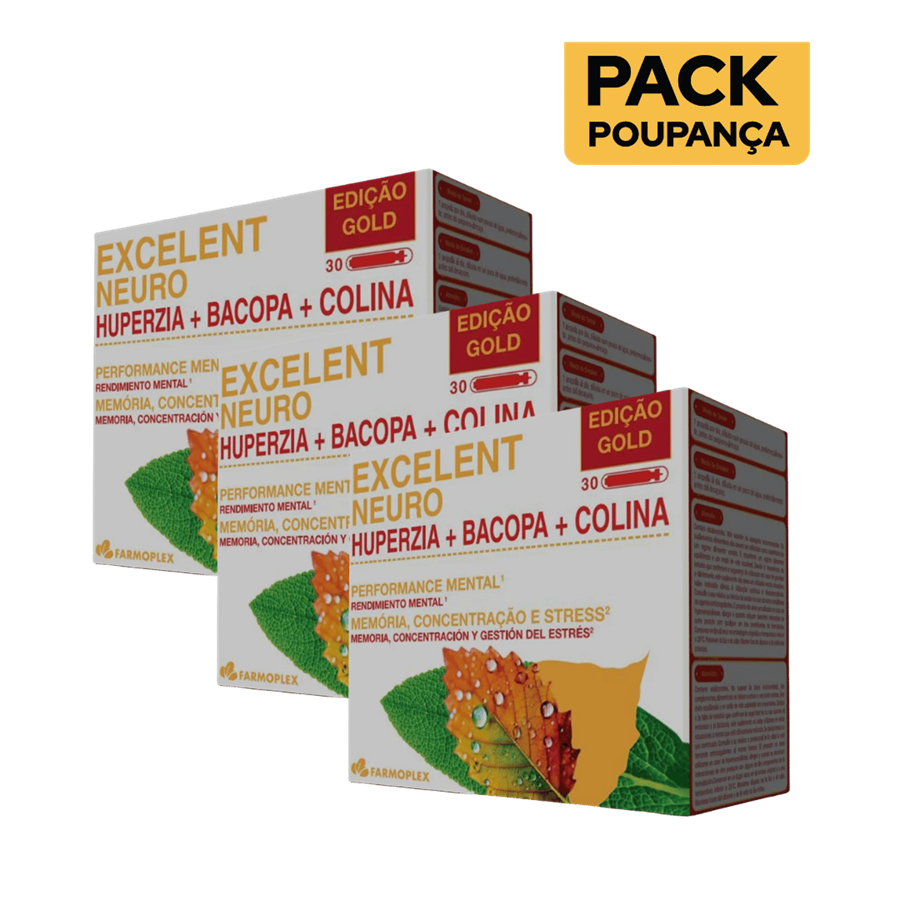 Farmoplex Excelent Neuro 30 Ampolas - Pack de 3 - imagem principal
