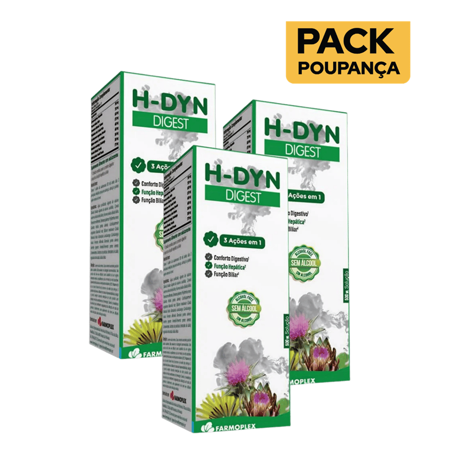 Farmoplex H.Dyn Xarope 500ml - Pack de 3 - imagem principal