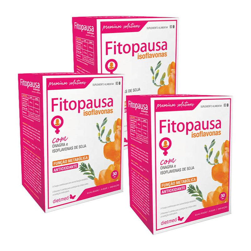 Dietmed Fitopausa Isoflavonas 60 Cápsulas - Pack de 3