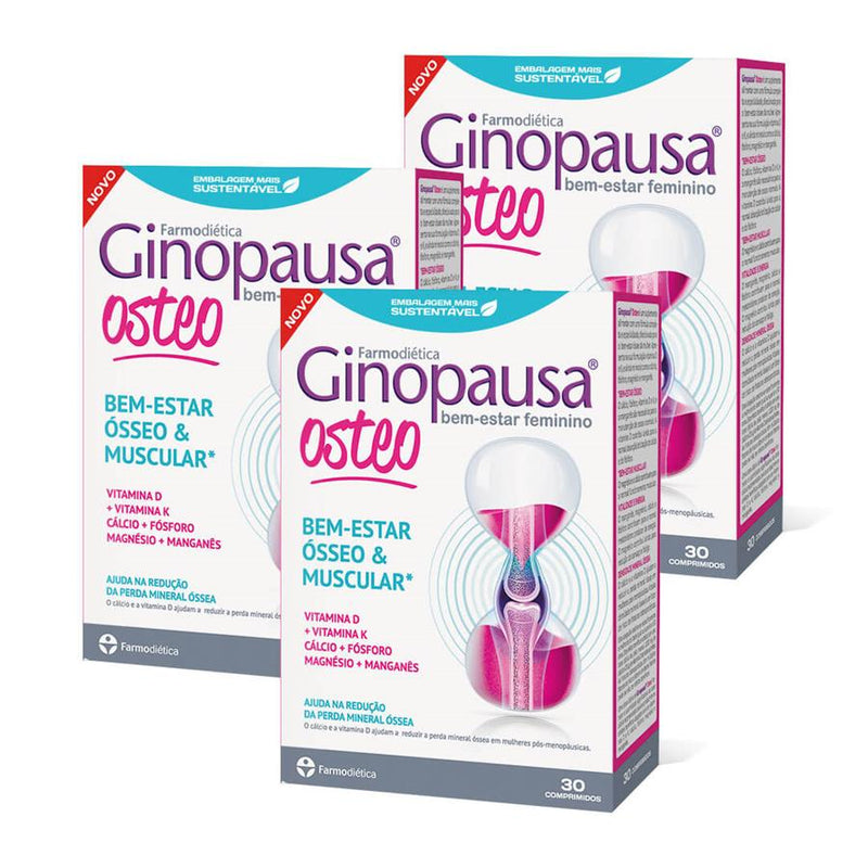 Farmodiética Ginopausa Osteo 30 Comprimidos - Pack de 3