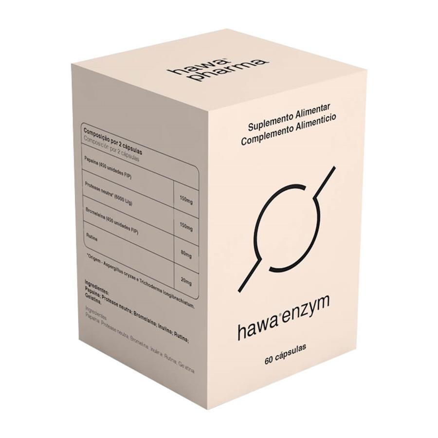 Hawa Enzym 60 Cápsulas - imagem principal