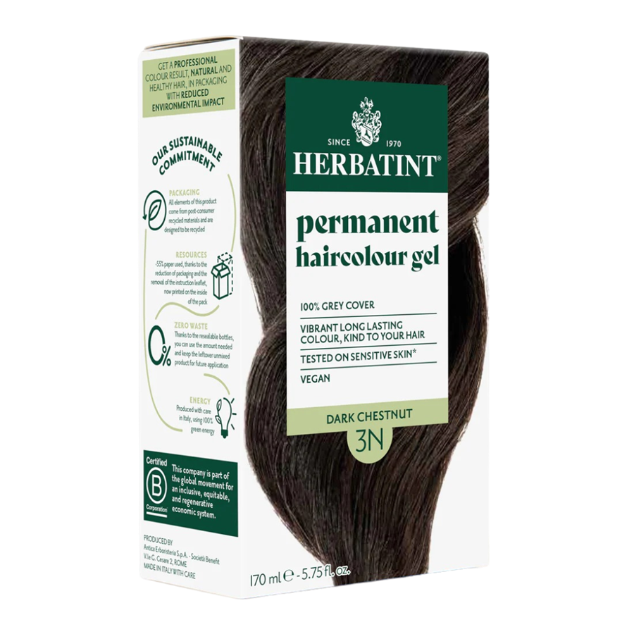 Herbatint Colorante Capilar N3 Castanho Escuro 170 mL - imagem principal