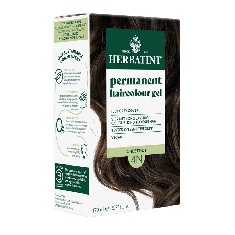 Herbatint Colorante Capilar N4 Castanho 170 mL - imagem principal