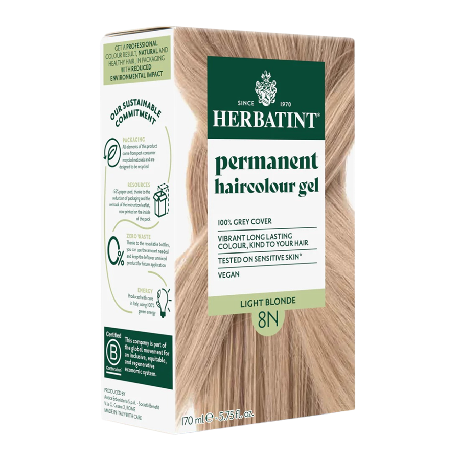 Herbatint Colorante Capilar N8 Louro Claro 170 mL - imagem principal
