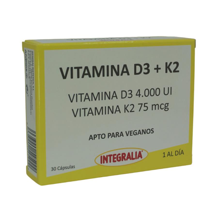 Integralia Vitamina D3 + K2 30 Cápsulas - imagem principal