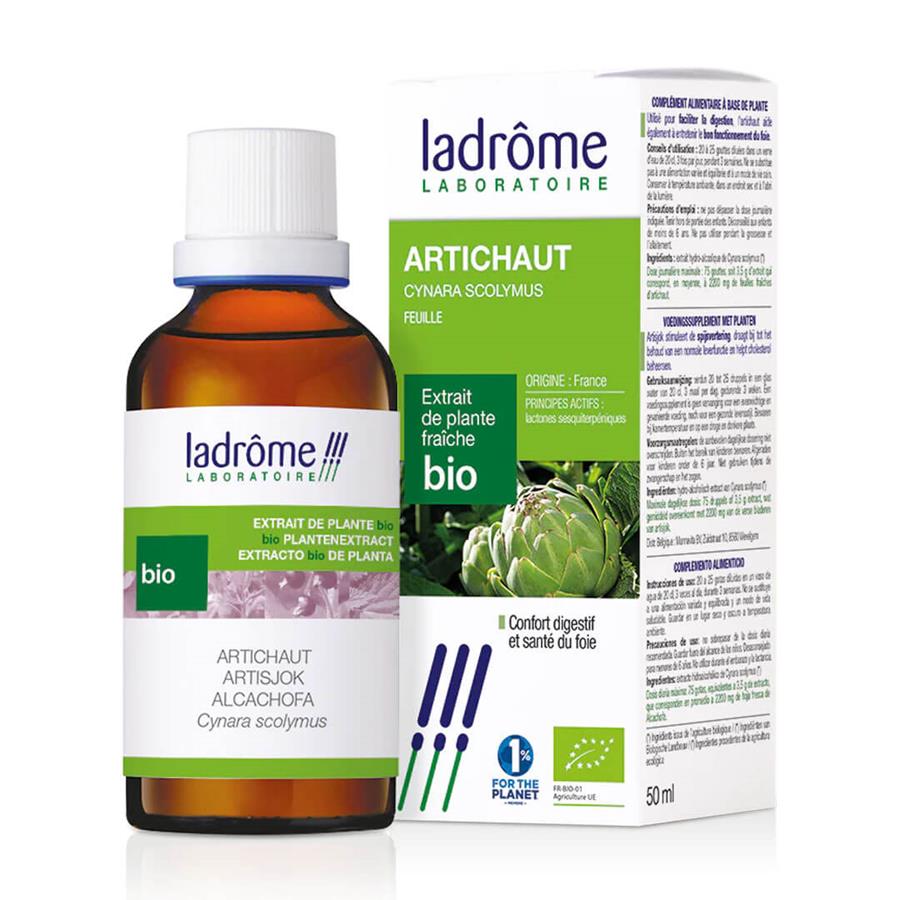 Ladrôme Alcachofra Bio 50 ml Extrato Hidroalcoólico - imagem principal