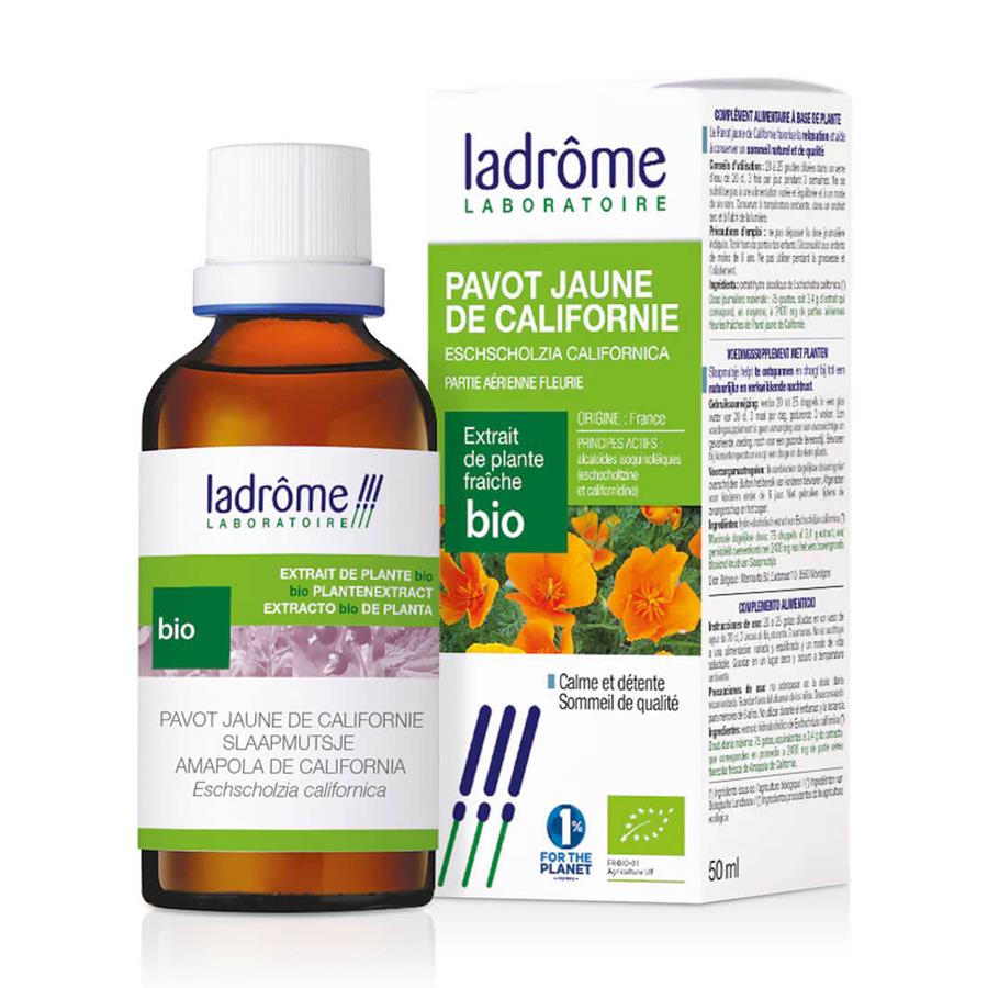 Ladrôme Papoila da Califórnia Bio 50 ml Ext. Hidroalcoólico - imagem principal