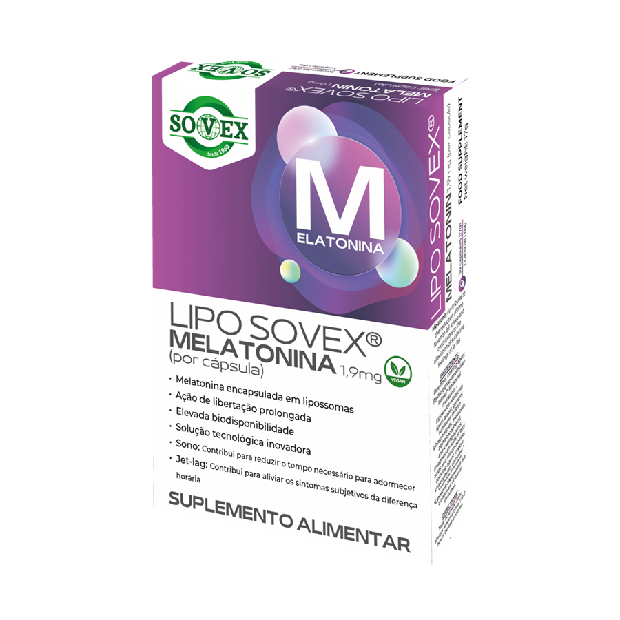 Lipo Sovex Melatonina 1,9 mg 30 Cápsulas - imagem principal