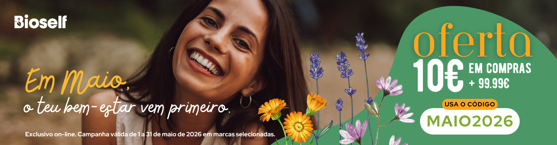 Banner Bioself Maio 2026 Desktop