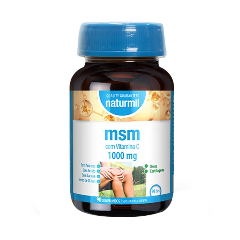 Naturmil MSM 1000mg com Vitamina C 90 Comprimidos