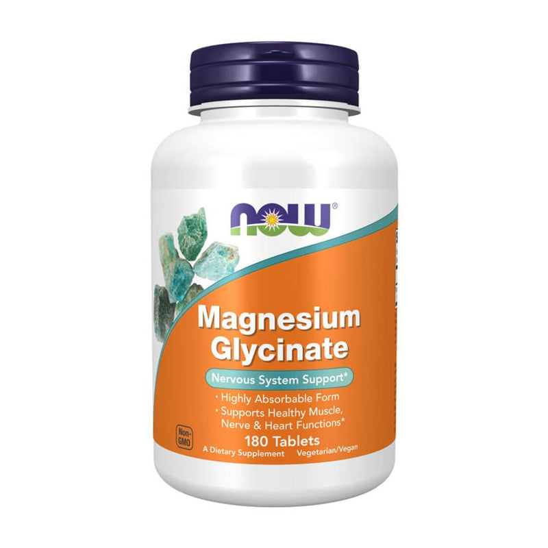 Now Magnesium Glycinate 180 Comprimidos