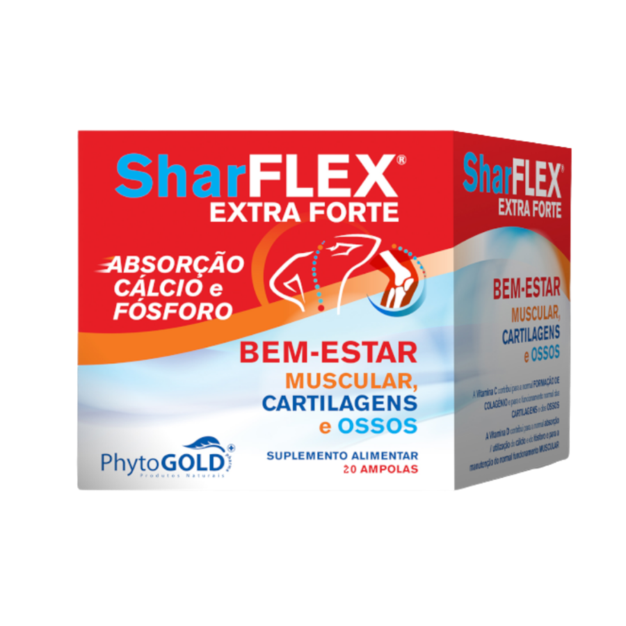 Phytogold Sharflex Extra Forte 20 Ampolas - imagem principal