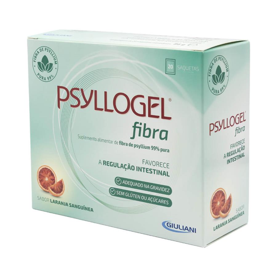 Psyllogel Fibra Laranja 20 saquetas