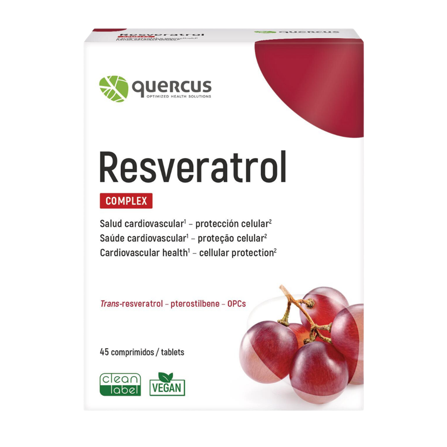 Quercus Resveratrol 45 Comprimidos - imagem principal