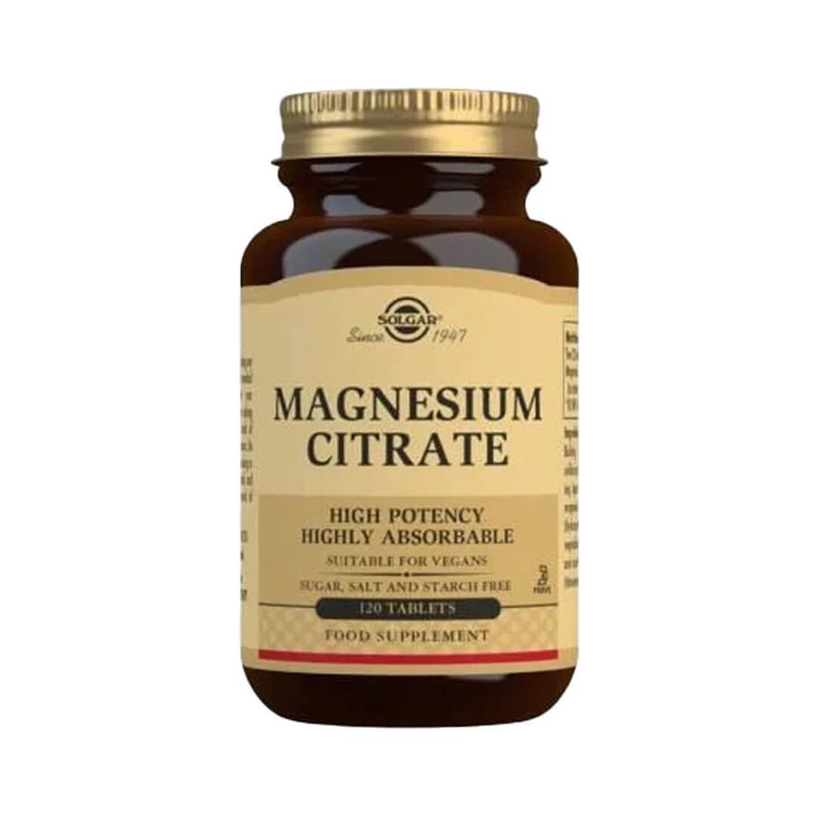 Solgar Magnesium Citrate 120 Tablets - imagem principal