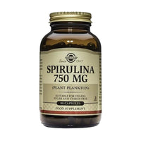 Solgar Spirulina 750mg 80 cápsulas