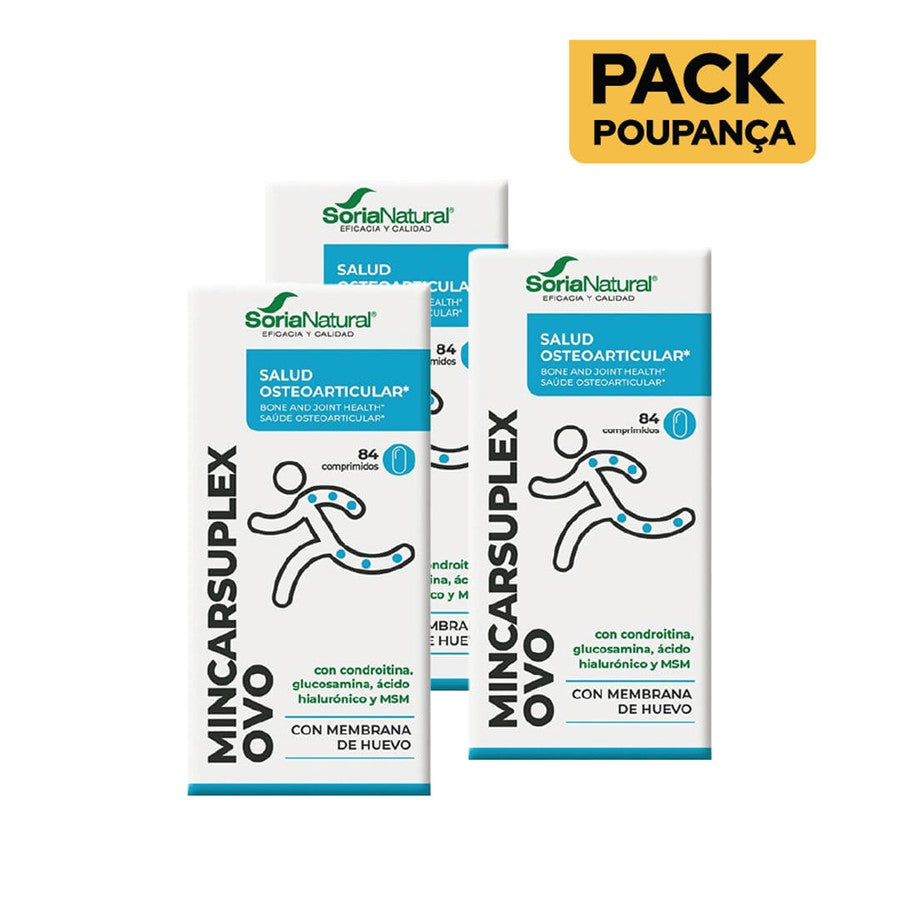 Soria Natural Mincar Suplex Ovo 84 comprimidos - Pack de 3