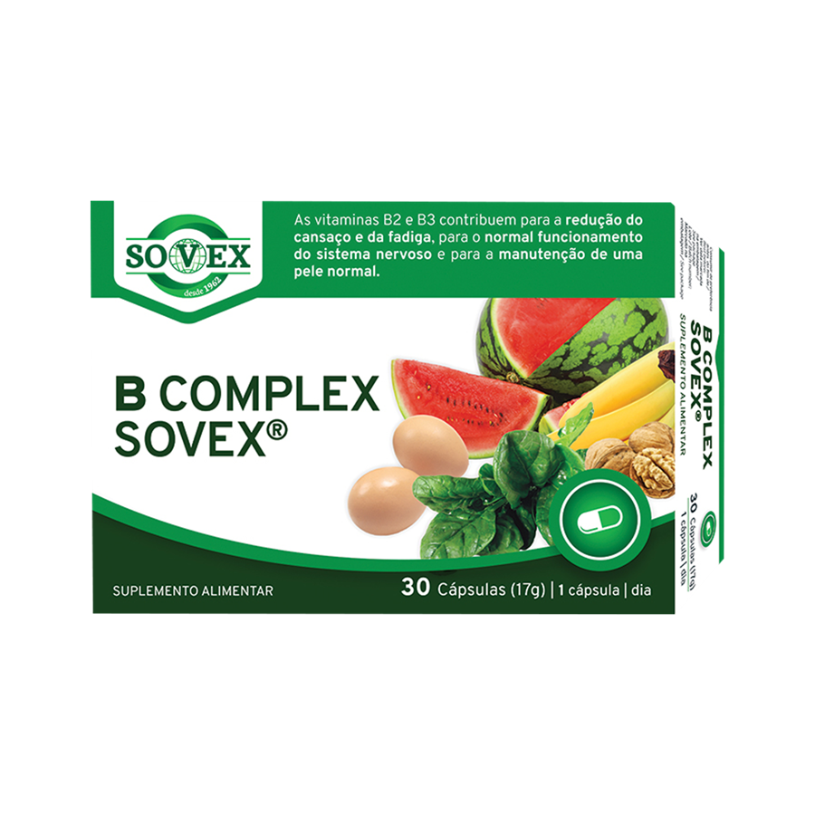 Sovex B Complex 30 Cápsulas - imagem principal