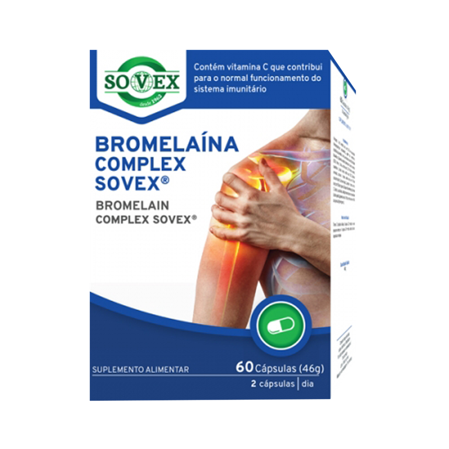 Sovex Bromelaína Complex 60 Cápsulas - imagem principal