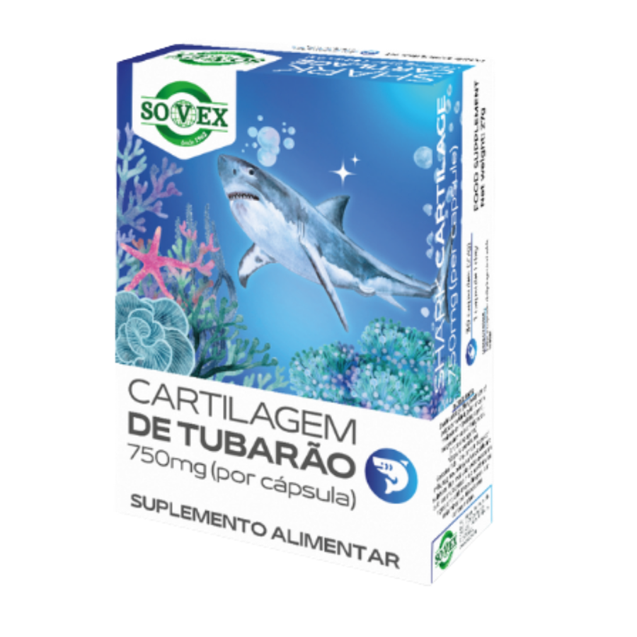 Sovex Cartilagem de Tubarão 30 Cápsulas - imagem principal
