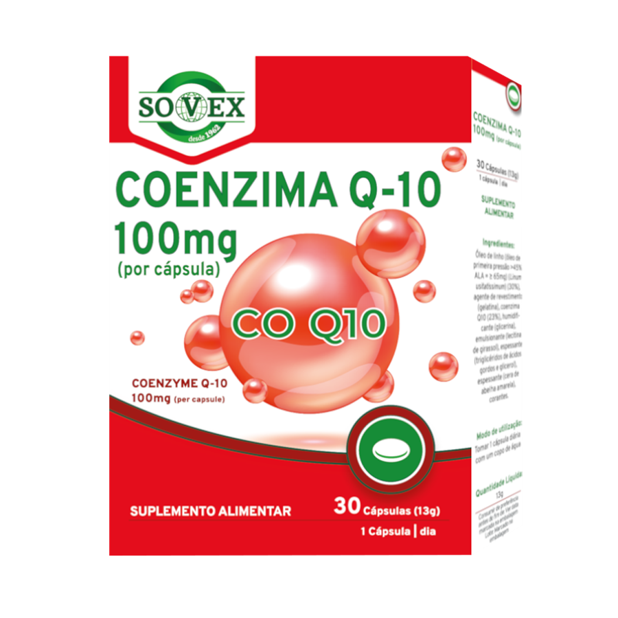 Sovex Coenzima Q10 100mg 30 Cápsulas - imagem principal