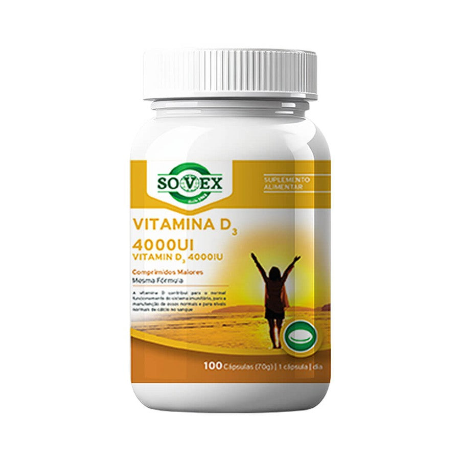 Sovex Vitamina D3 4000 UI 100 Cápsulas - imagem principal