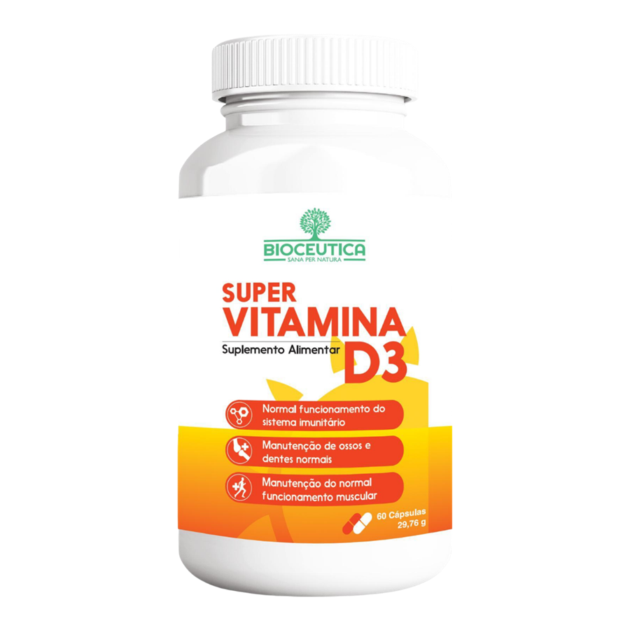 Bioceutica Super Vitamina D3 60 Cápsulas - imagem principal