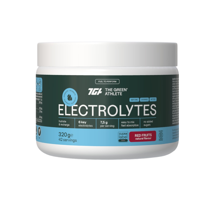 The Green Athlete Electrolytes Red Fruit Flavor 320 g - imagem principal
