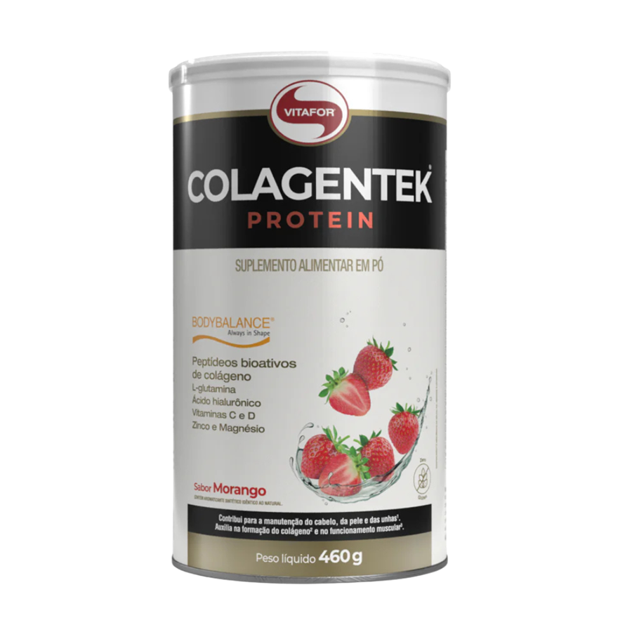 Vitafor Colagentek Protein BodyBalance Morango 460 g - imagem principal