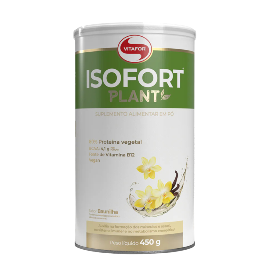 Vitafor Isofort Plant Vanilla 450 g - imagem principal