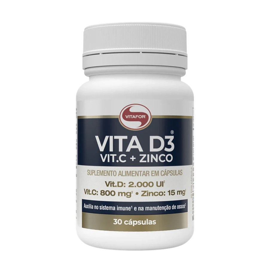 Vitafor Vita D3 + C + Zinco 30 Cápsulas - imagem principal