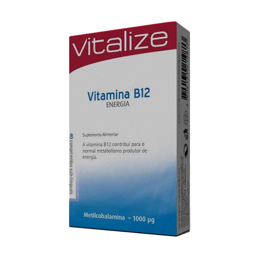 Vitalize Vitamina B12 Metilcobalamina 1000mcg 40 Comprimidos - imagem principal