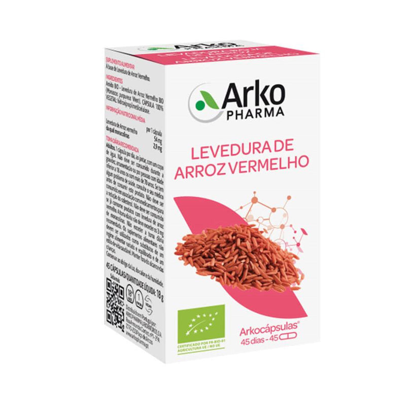 Arkocápsulas Levedura de Arroz Vermelho 45 Cápsulas