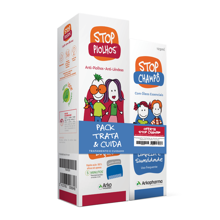Arkopharma Pack Stop Piolhos Trata & Limpa - imagem principal