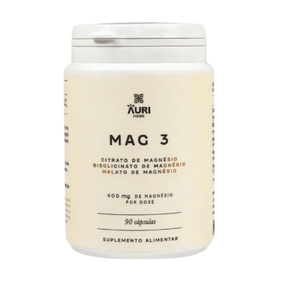 Auri Foods Magnésio Mag3 90 Cápsulas - imagem principal