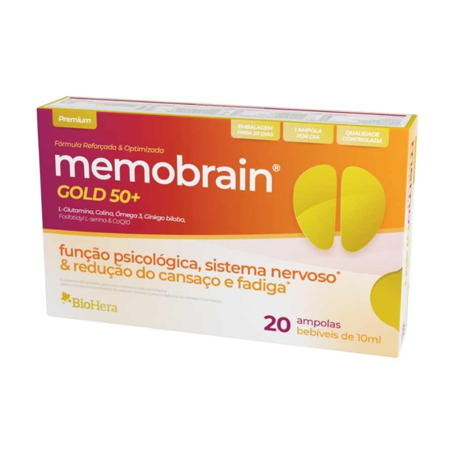 BioHera Memobrain Gold 50+ 20 Ampolas - imagem principal