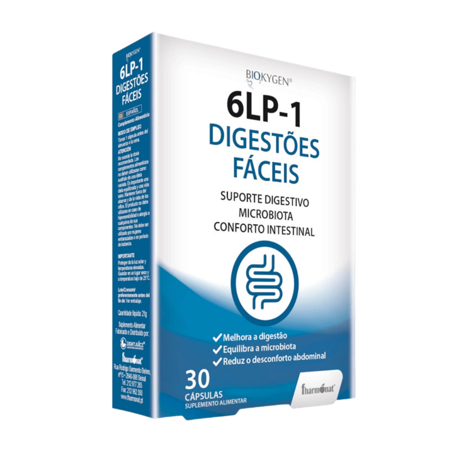 Biokygen 6LP-1 Digestões Fáceis 30 Cápsulas - imagem principal