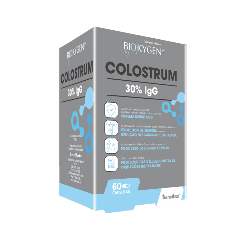 Biokygen Colostrum 30% de IgG 60 Cápsulas
