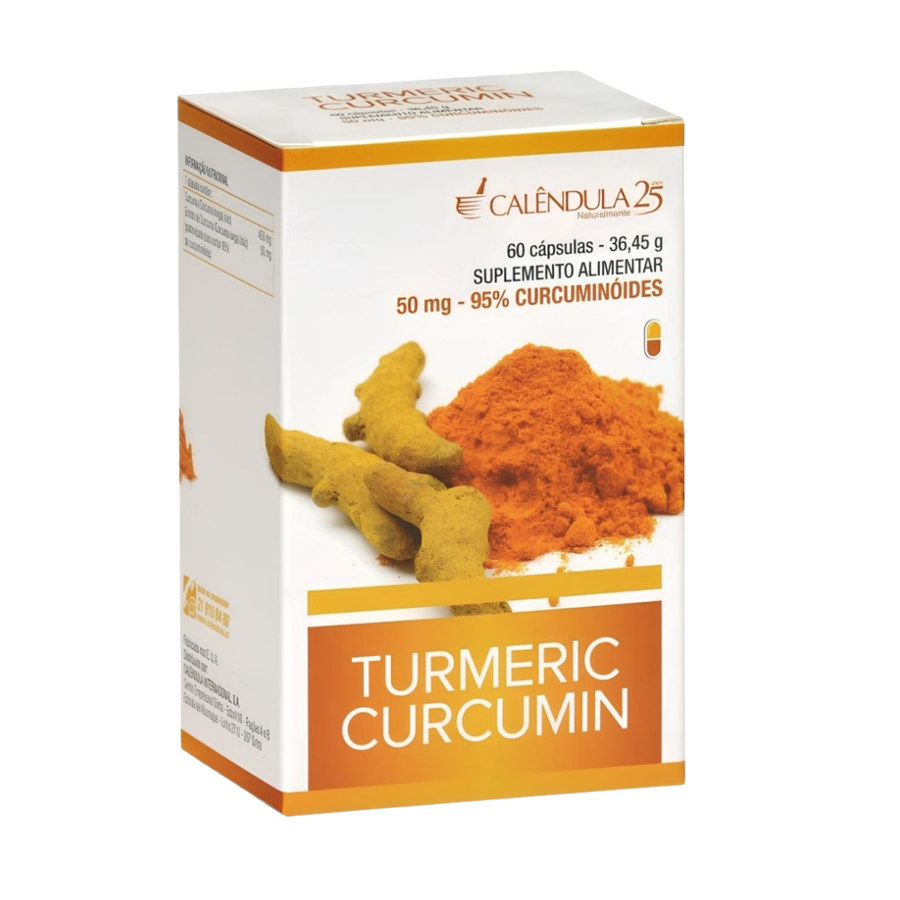 Calendula Turmeric Curcumin 60 Cápsulas - imagem principal