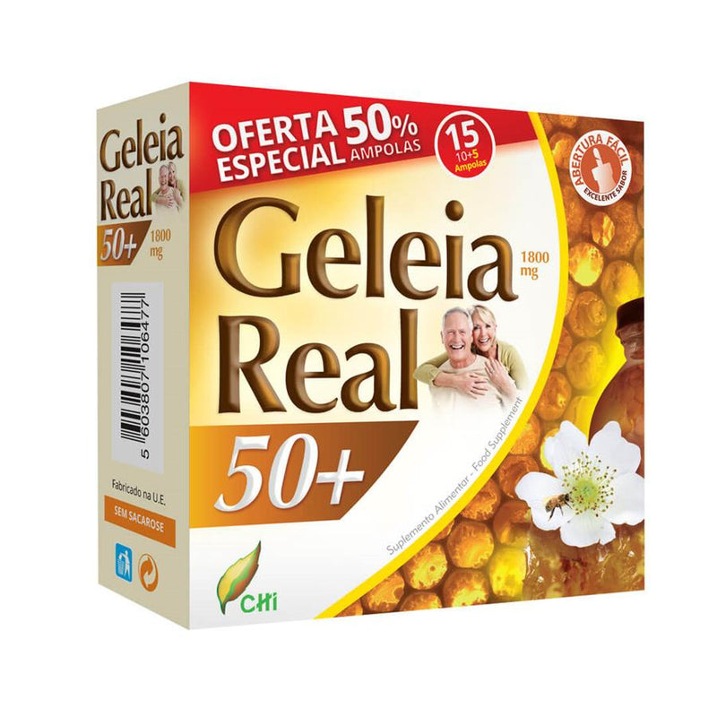 Chi Geleia Real 1800 50+ 15 Ampolas