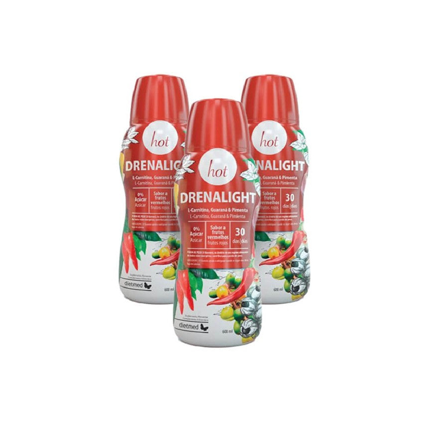 Dietmed Drenalight Hot 600ml - Pack de 3 - imagem principal