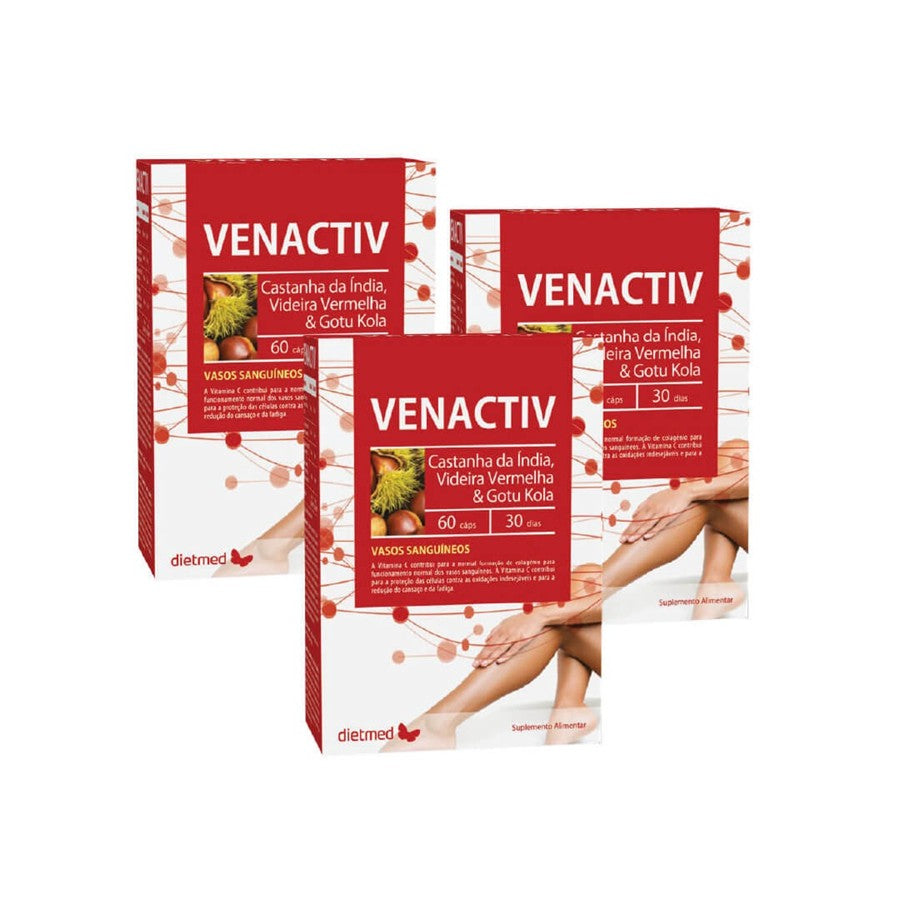 Dietmed Venactiv 60 Cápsulas - Pack de 3 - imagem principal